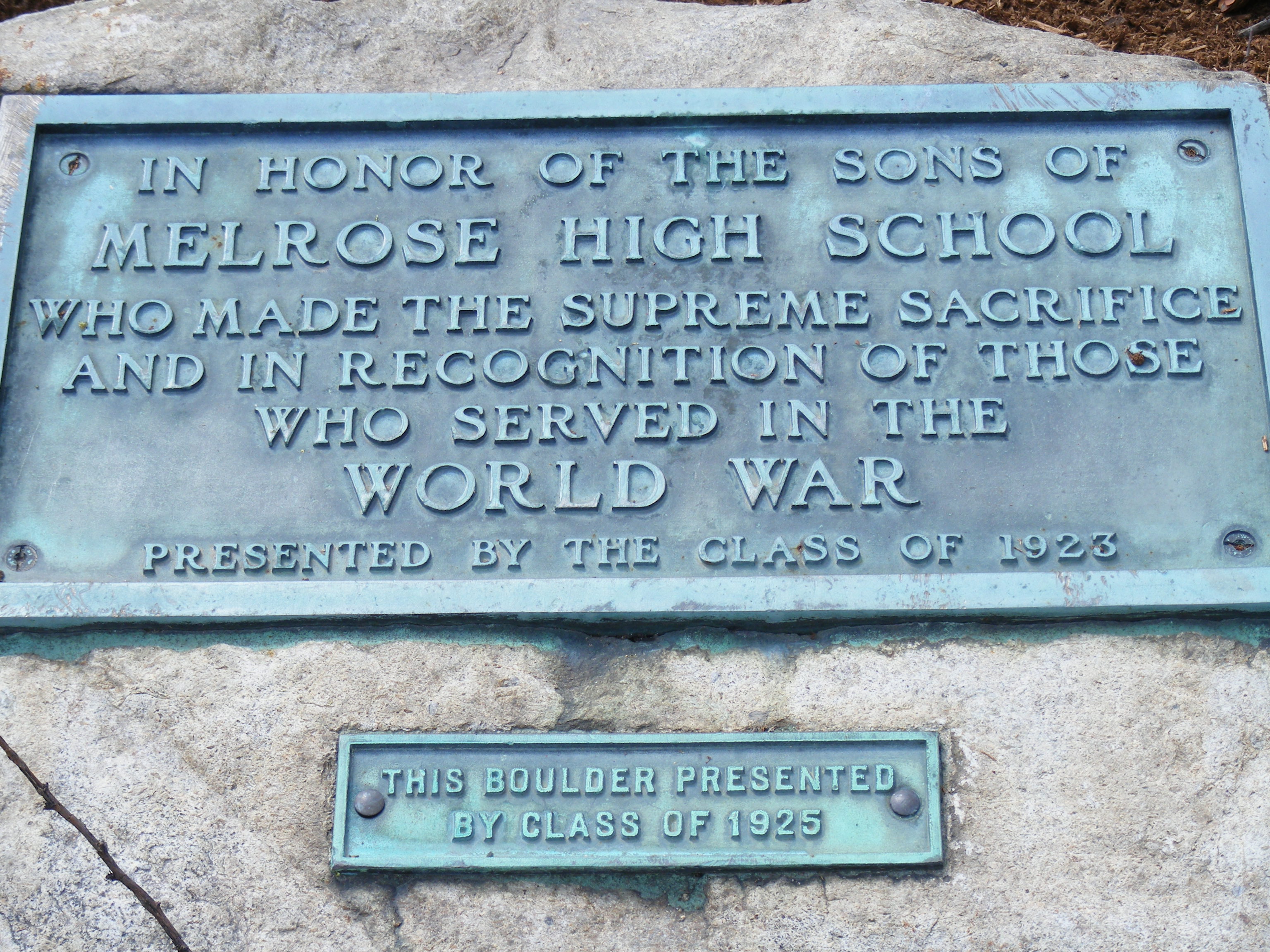 Zoom on the image : WWI marker